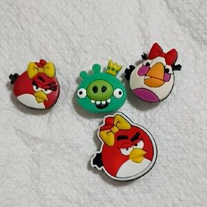 EUC Angry Birds Croc Jibitz Bundle Of 4
